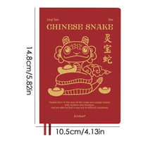 2025 Journal Snake Pattern Monthly Planner Notebook Agenda Organizer Pocket Calendar A6 Journal Notebook For Writing Work