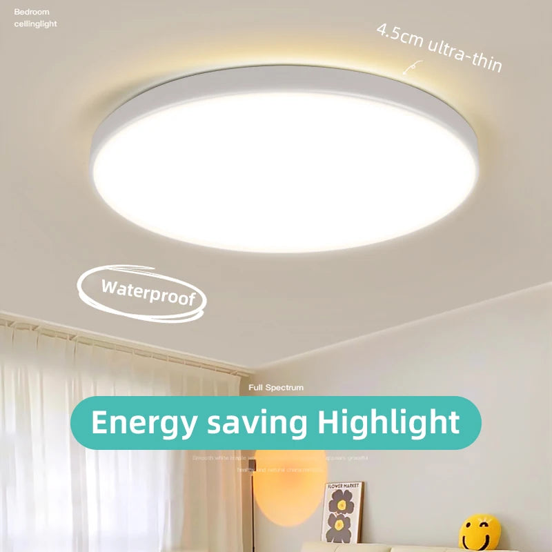 LED Ceiling Lamp Chandelier 3-color changeable Panel Lamp Living Room Ceiling Light Indoor Lighting for Bedroom Kitchen Luminair