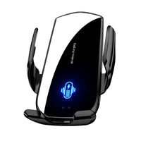 Wireless Car Phone Holder 15W Fast Charging Wireless Charger Station Infrared Sensing for iPhone 12 13 14 15 Samsung Xiaomi