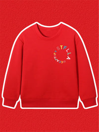 Fashion Baby Boys Sweatshirt Top Autumn Winter Kids Clothes Long sleeves Graffiti Letter Print Child Hoodie Little Girl Pullover