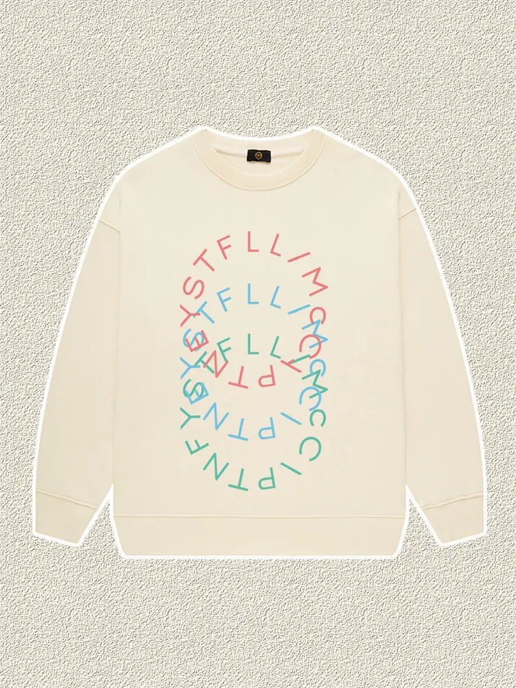Fashion Baby Boys Sweatshirt Top Autumn Winter Kids Clothes Long sleeves Graffiti Letter Print Child Hoodie Little Girl Pullover