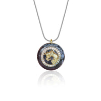 Orgonite Pendant Malachite Energy Necklace Sri Yantra Necklace Sacred Geometry Energy Healing Yoga Jewelry