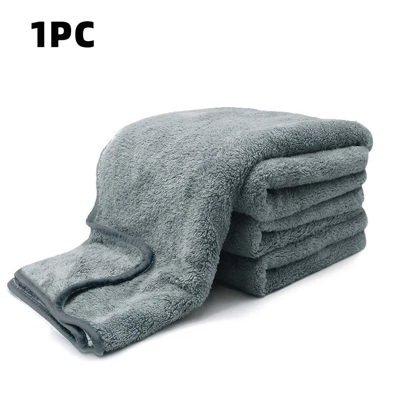 75x35 60x40cm Microfiber Car Wash Towel Fast Drying Auto Cleaning Extra Soft Cloth High Water Absorption For Car Wash Detailing