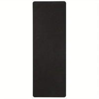 Yoga fitness mat is black for yoga, stretching and other sports, lightweight and durable, easy to transport and carry