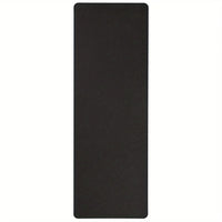 Yoga fitness mat is black for yoga, stretching and other sports, lightweight and durable, easy to transport and carry