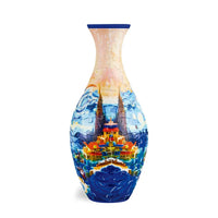 160 Curved Plastic Puzzle 3D Puzzlef Flower Vase Flower Arrangements 160 Pieces 3D Art Puzzle Vase Housewarming Gift DIY Arts
