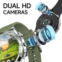 US Version Smart Watches 5G LTE Android Smartwatch Amoled With Dual Camera Sim Card Solt GPS Position WIFI connect Video Call