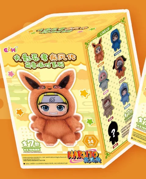 New EAKI Naruto Blind box Shippuden Party Series Stuffed Plush Handmade Ornament Toy Collection Gift