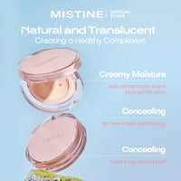 MISTINE Poreless BB CC Cushion Foundation Long lasting waterproof Oil Control Concealer 13g Original Real Makeup Cosmetics