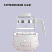 1.2L Thermostatic Milk Kettle 220V Baby Water Warmer,Intelligent Milk Heating Thermos,Constant Temperature Pot