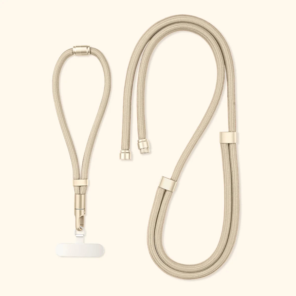 3-in-1 Switchable Mobile Phone Lanyard Adjustable Length Universal Mobile Phone Case Strap