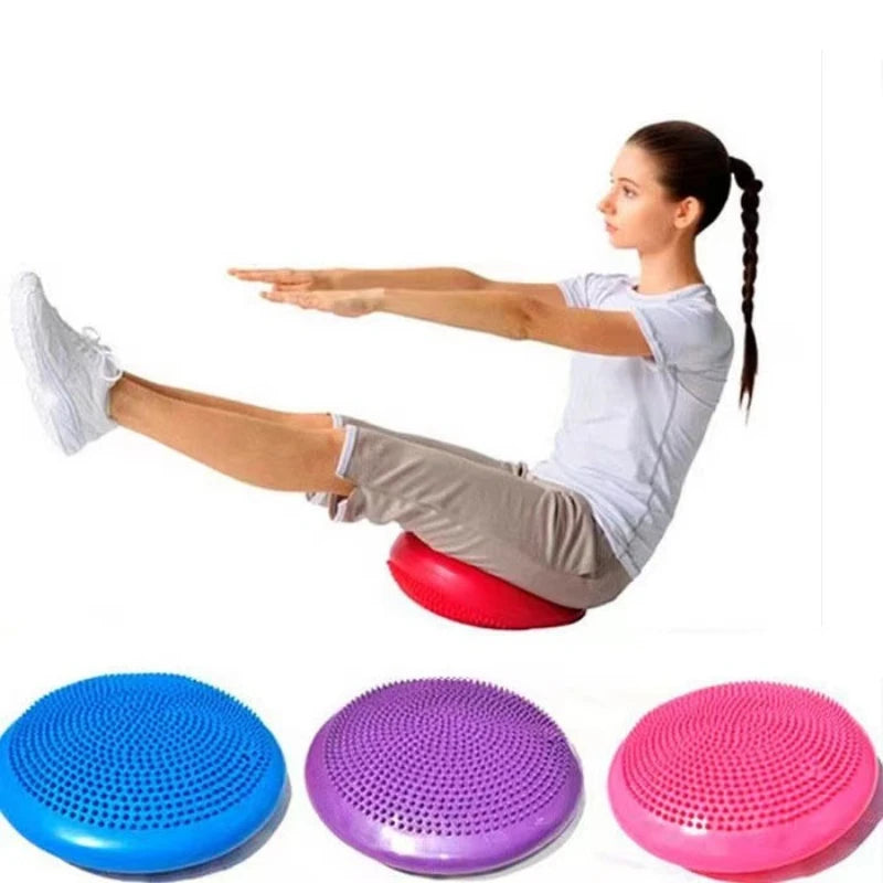 Yoga Mat Inflatable PVC Cushion Massage Comfort Pillow Yoga Balance Yoga Mats Pilates Sport