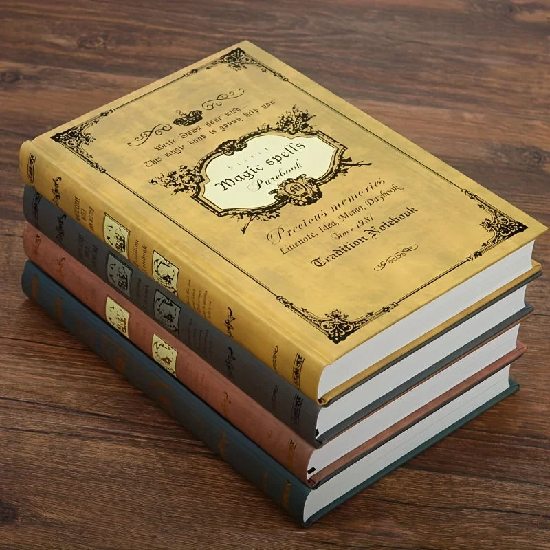 Super Thick Notebook Retro Style A5 Notepad Thickened 100GSM 160 Sheets 320pages Journal Office Notebook