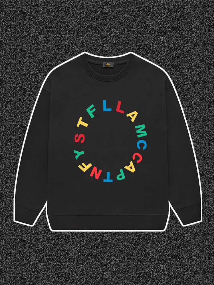 Fashion Baby Boys Sweatshirt Top Autumn Winter Kids Clothes Long sleeves Graffiti Letter Print Child Hoodie Little Girl Pullover