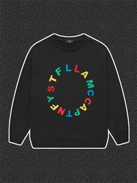 Fashion Baby Boys Sweatshirt Top Autumn Winter Kids Clothes Long sleeves Graffiti Letter Print Child Hoodie Little Girl Pullover