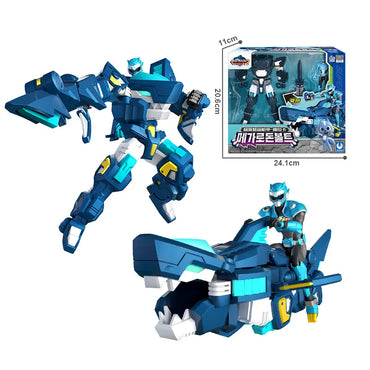 Mini Force 2 Super Dino Power Transformation Robot Toys Action Figures MiniForce X Simulation Animal Deformation Dinosaur Toy