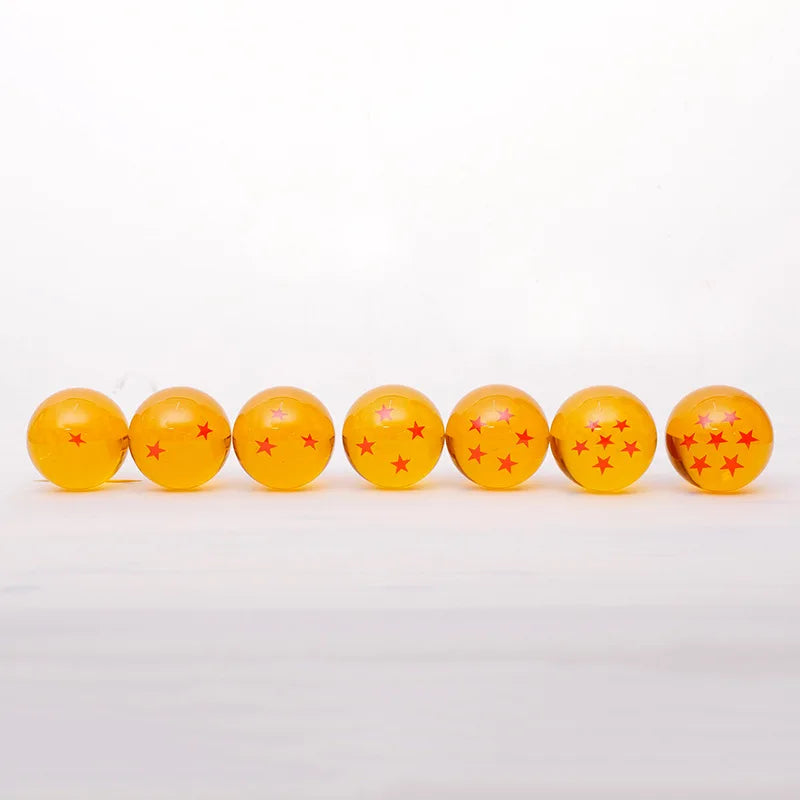 7 Pieces / Set 3.5cm 1:1 Resin Ball Action Figure Toys Summon Shenron Wishing Collection Anime Model Gift