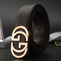 High Quality Designers Business Mens belt Luxury Brand Famous Male brand Belt Buckle Canvas Genuine Leather Belt for men ieans