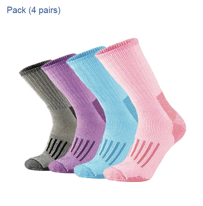 Winter Unisex Merino Wool Socks Hiking Socks 80% Merino Wool Ski Socks Men Women  Thicken Thermal Socks Men Warm Anti-Odor Socks