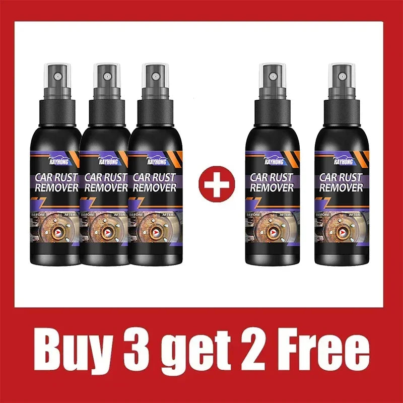 Car Metal Rust Remover Rust Inhibitor Derusting Spray Multipurpose Car Hub Anti-Rust Iron Power Cleaning Car Maintenance