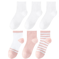 Children's Summer Mesh Colorful Socks: Pure Cotton, Sweat-Absorbent, Breathable, Seamless Stitching, for Boys and Girls, School