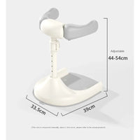 Adjustable Baby Shower Rack - Foldable Anti-Slip Bath Caddy for Infants, Secure Bathtub Organizer with Drainage Holes