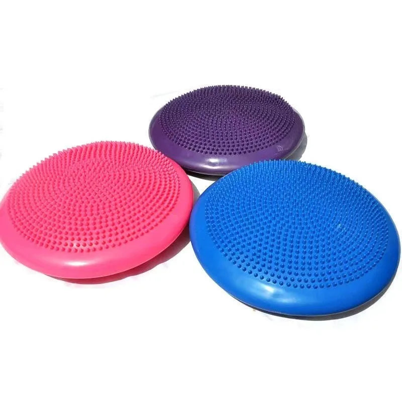 Yoga Mat Inflatable PVC Cushion Massage Comfort Pillow Yoga Balance Yoga Mats Pilates Sport