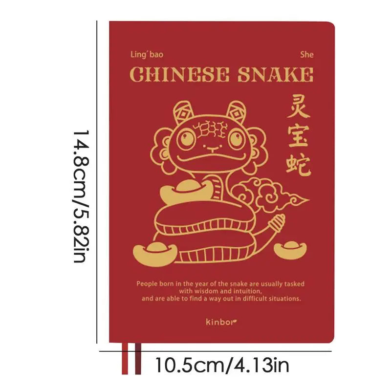 2025 Journal Snake Pattern Monthly Planner Notebook Agenda Organizer Pocket Calendar A6 Journal Notebook For Writing Work