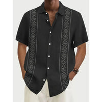 Ethnic Style 3D Printed Hawaiian Beach Shirts Men Women Casual Fashion Vintage Streetwear Short Sleeve Shirt Blouse Man Clothing