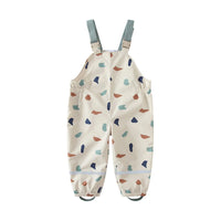 HONEYKING Children's Clothing Sets Raincoat Suit Baby Waterproof Overalls Pants Girls Jumpsuit For Kids Jacket And Trousers Set