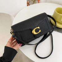 2025 new trend classic Chinese handbag, high-end shoulder bag, fashionable women's crossbody bag, light luxury, minimalist