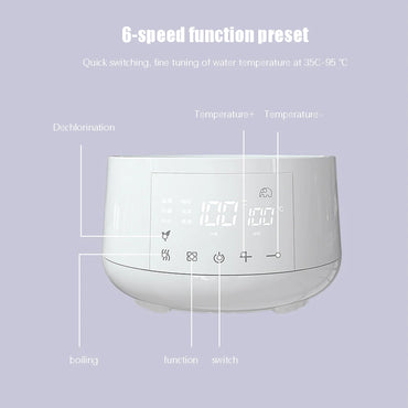 1.2L Thermostatic Milk Kettle 220V Baby Water Warmer,Intelligent Milk Heating Thermos,Constant Temperature Pot