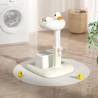 Portable Non-slip Duck Shaped Baby Bath Racks Shower Helper Handle Adjust Length Stand Themselves for Standing Toddler Shower