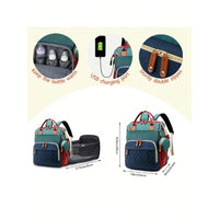 Baby Diaper Bag Backpack With Changing Station, Multifunction Waterproof Large Capacity Travel Bags Newborn Baby Essential Gifts