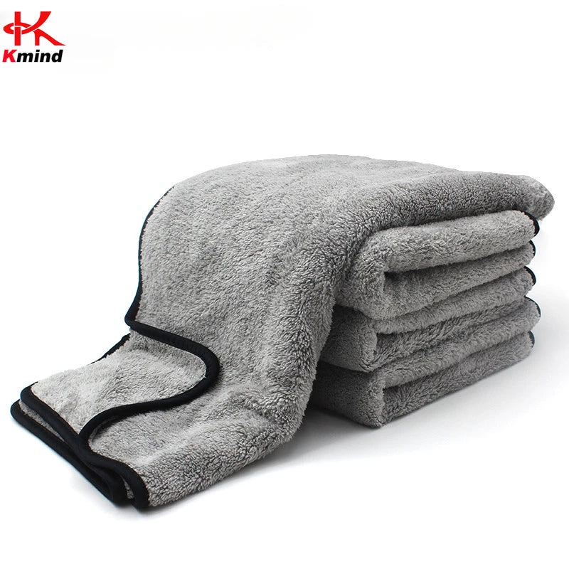 75x35 60x40cm Microfiber Car Wash Towel Fast Drying Auto Cleaning Extra Soft Cloth High Water Absorption For Car Wash Detailing