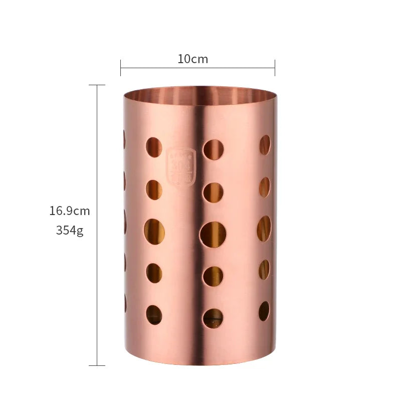 1/7pc Stainless Steel Kitchen Utensils Chopsticks Tube Soup Ladle Colander Set Gold Cooking Tool Set Egg Stirrer Kitchenware Set