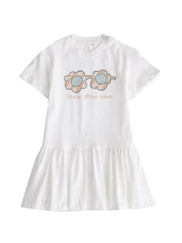 Baby Girls Summer Dress Fashion Vacation Casual Wear Kids Skirt Cotton Short sleeve Party Children Princess Dress Soft Comfort
