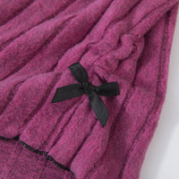 2-6Y Kids Girls Child Set New Arrival Toddler Girl Autumn Winter Set Round Neck Long Sleeve Top and Pants with Bow Decor