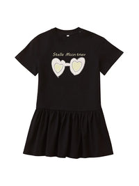 Baby Girls Summer Dress Fashion Vacation Casual Wear Kids Skirt Cotton Short sleeve Party Children Princess Dress Soft Comfort