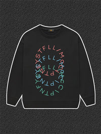 Fashion Baby Boys Sweatshirt Top Autumn Winter Kids Clothes Long sleeves Graffiti Letter Print Child Hoodie Little Girl Pullover